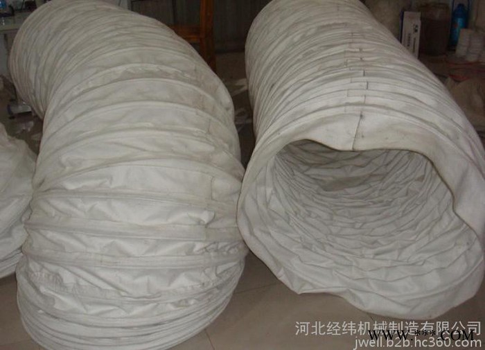 散装机输送帆布带，水泥孰料输送帆布袋 帆布软连接价格 帆布软连接厂家 帆布通风管价格 帆布通风管厂家 帆布卸料袋厂家图4