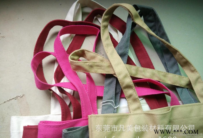 现货帆布购物袋 手提帆布袋 棉布袋 帆布手提袋 帆布购可定制图3
