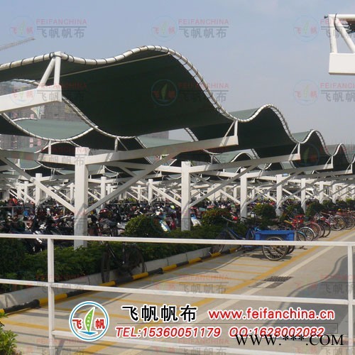 防水帆布加工_三防布厂家_帆布停车篷定做【飞帆牌】图2