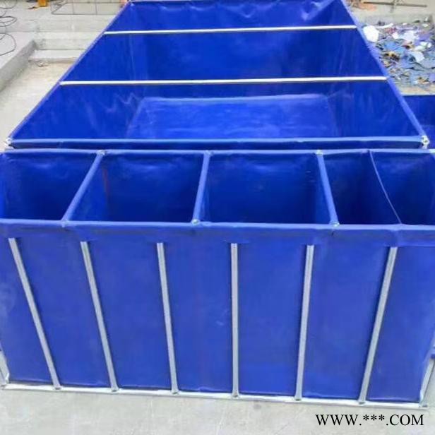 帆布养殖槽 大型帆布养鱼池 水产帆布养殖池 **图3