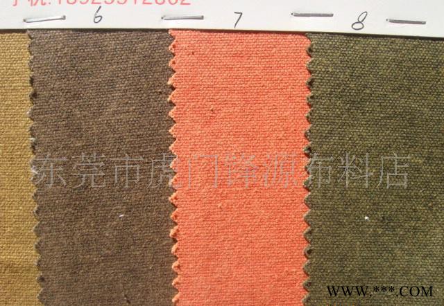 双色洗水帆布，12安帆布洗水/b91图3