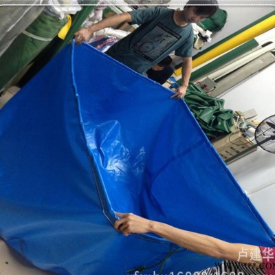 全新料养殖场用帆布水池 养殖业pvc帆布鱼池量身定做任意规格
