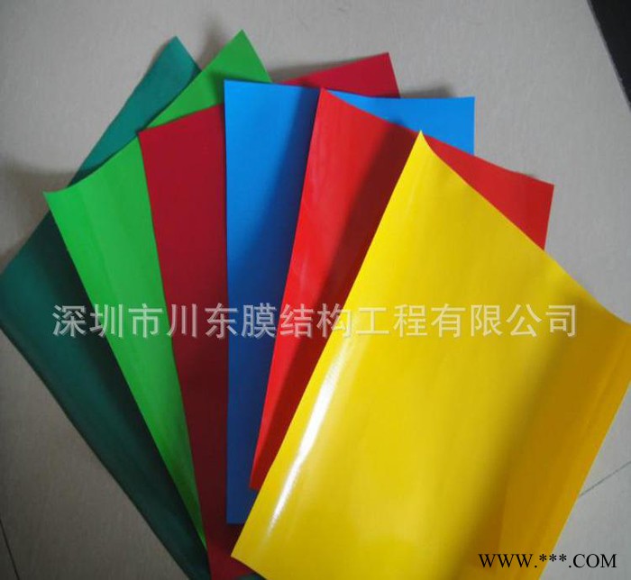 广东品牌阻燃帆布 防水帆布 PVC夹网布 汽车篷布图3