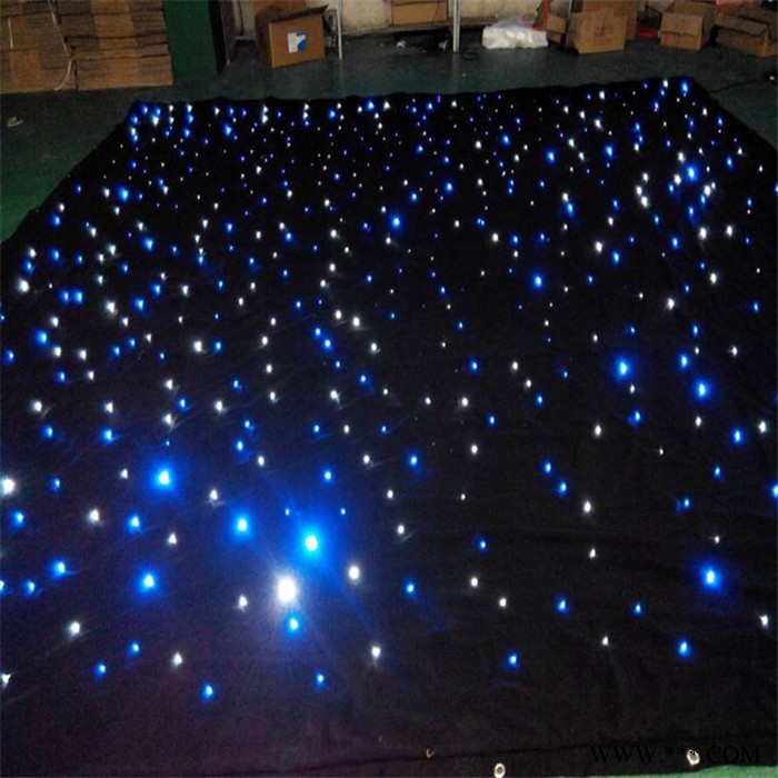 星空幕布LED星空幕布星光布星空布演出星空背景布舞台婚庆背景布图4