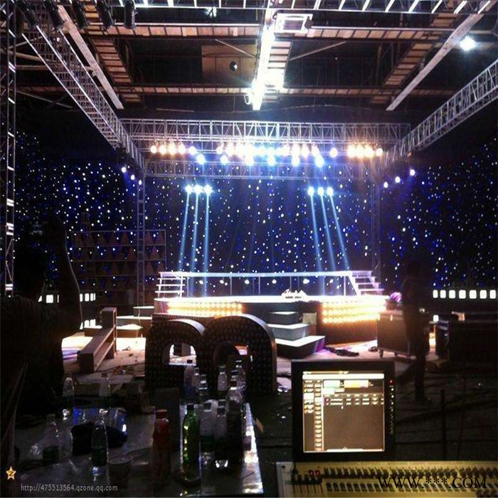 星空幕布LED星空幕布星光布星空布演出星空背景布舞台婚庆背景布图5