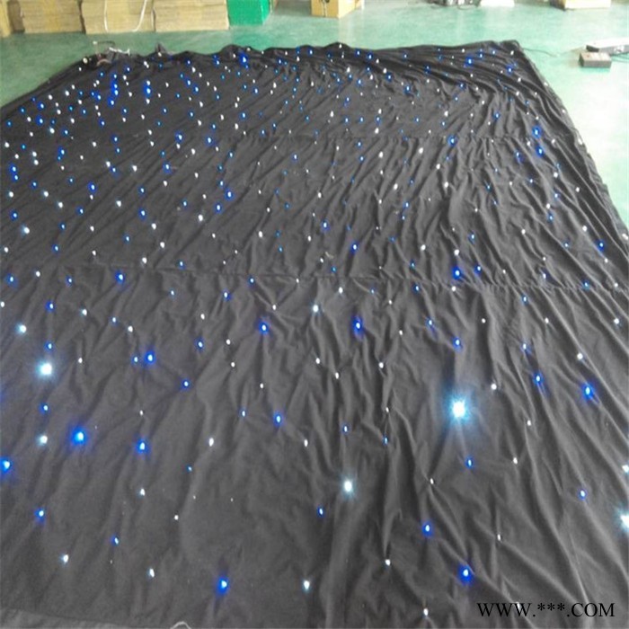星空幕布LED星空幕布星光布星空布演出星空背景布舞台婚庆背景布图7