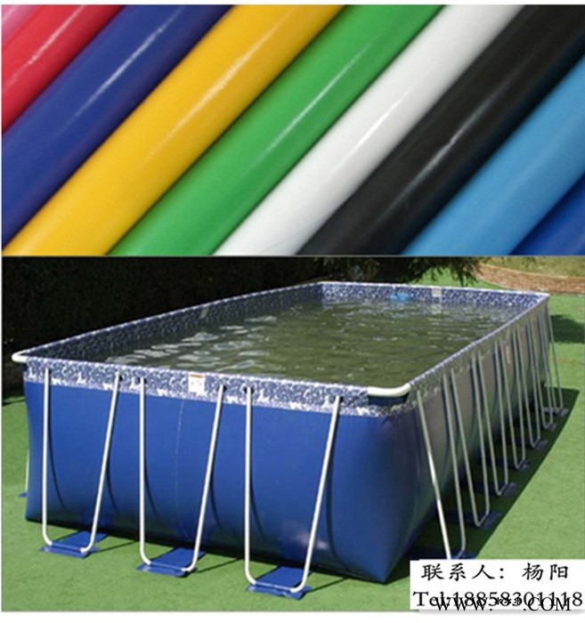 大量供应翰隆牌（HL-006）PVC防水布、水池布、PVC涂层布图2