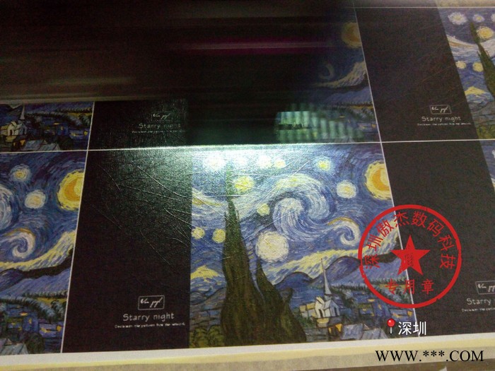 1440dpi高密精度写真 UV软膜刀刮布 皮革加工打印图4