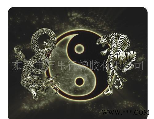 东莞定制四色热升华转印鼠标垫〈天然橡胶+布〉图3