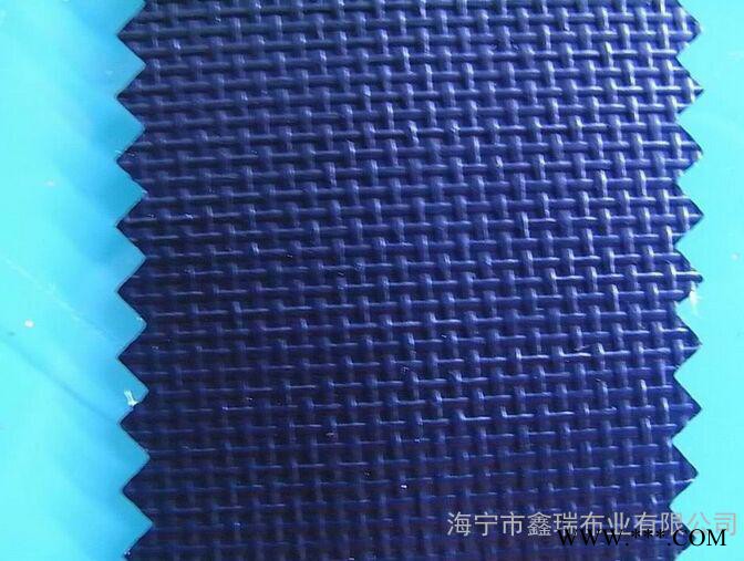 海宁厂家专业供应复合面料pvc涂层布卡车篷布夹网布500D 箱包布图3