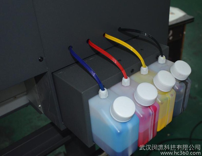 玻璃贴 油画布压电写真机，PP胶片打印机喷绘机， 湖北写真机图3