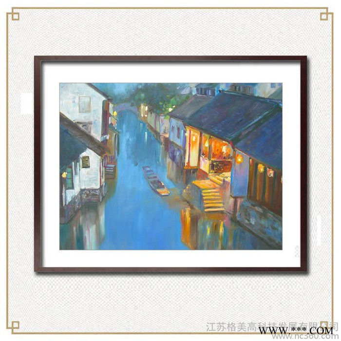 定制            现代装饰画喷绘油画布画芯定制卧