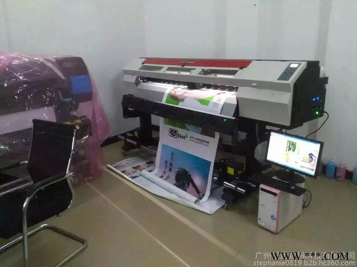 广州供应赛图1800赛图墙纸墙布PVC油画布生产型压电打印机七代头国产压电机图5