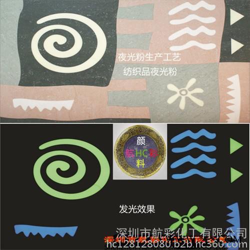 航彩夜光粉 长效夜光粉 长效夜光膜板 长效夜光喷绘膜 夜光塑料 夜光标牌 夜光釉料 夜光陶瓷图3