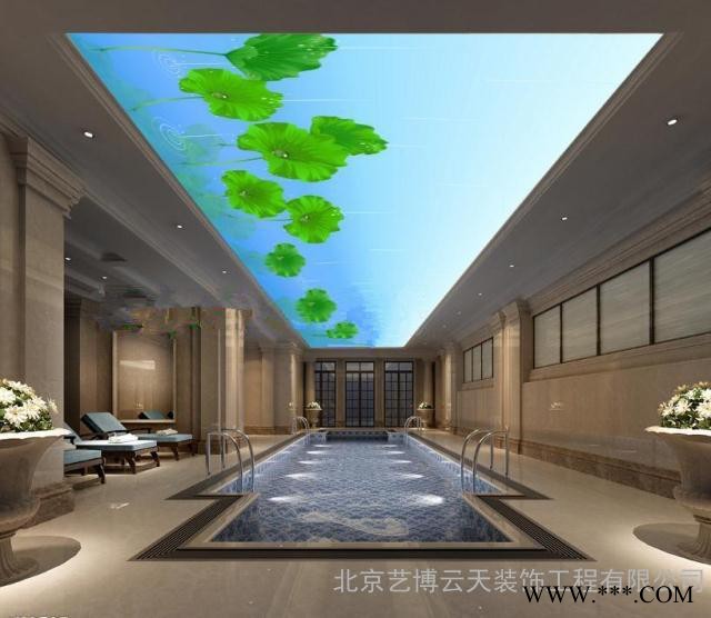 艺博云天软膜天花透光膜柔性天花喷绘膜多少钱一平图2