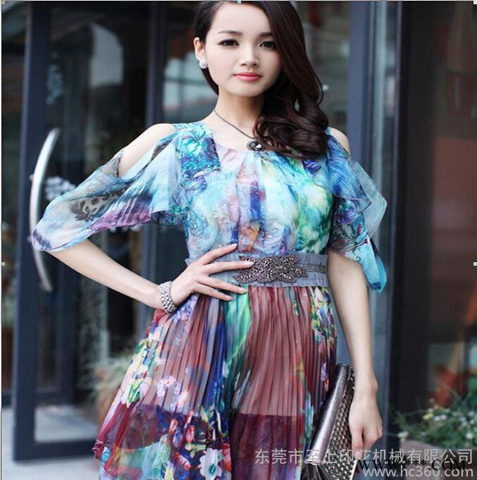 匹布印花机器、滚筒转移印花设备、热升华转印印花机图1
