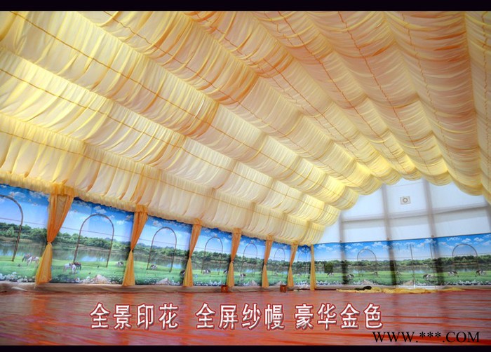 北京豪斯定做pvc双面涂层布双层帐充气气柱大型户外活动红白喜事流动餐厅婚宴酒席充气帐篷图6