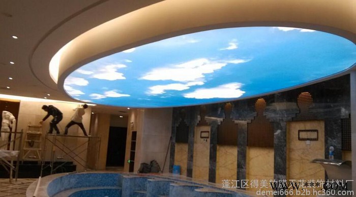 化州室内软膜天花，造型灯箱，高清喷绘膜图5