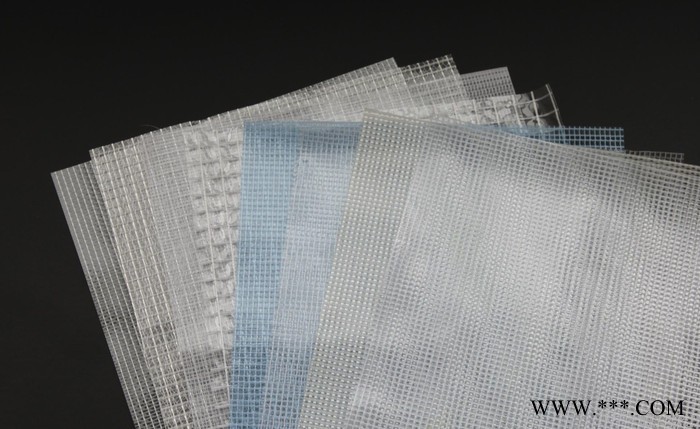 专业**pvc文件袋透明夹网布透明布涂层布图2