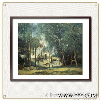 法国 让巴蒂斯特卡米耶柯罗 尼古拉斯来兹阿拉斯的磨房 油画布打印画 油画布打印油画
