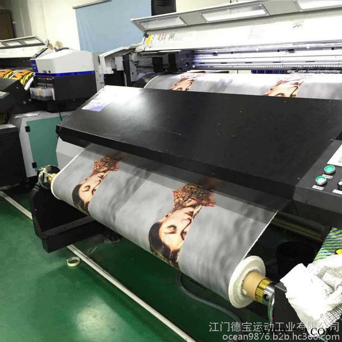 江门热升华转印加工厂 数码印花家居家纺布料 热转印涤纶印花布图3
