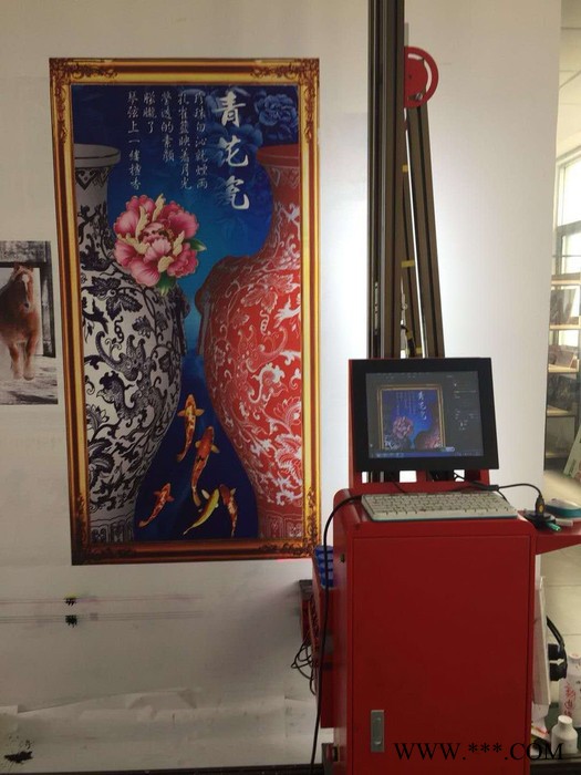 **3D浮雕数码印花机双头UV平板打印机广告墙体喷绘机小型数码印花机广告标识牌打印机纺织印花机油画布打印机图6