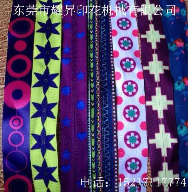 厦门双面织带印花机、鞋带印花机采用滚筒油温热升华，转印效率高、颜色鲜艳图2