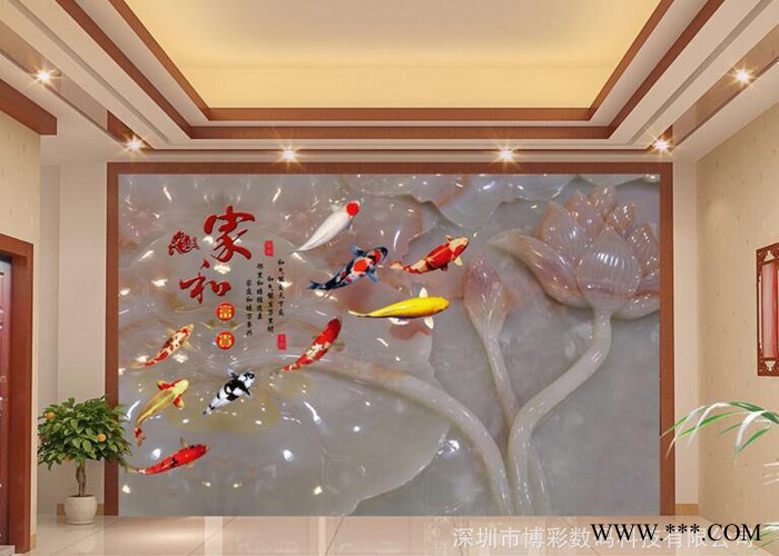 高清瓷砖背景墙玻璃亚克力打印机 油画布丝绢布UV平板打印机图3