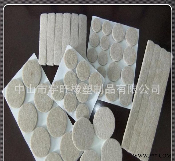 生产绒布制品自粘绒布保护垫 不掉毛绒布垫 不织布脚垫 宇旺橡塑图3