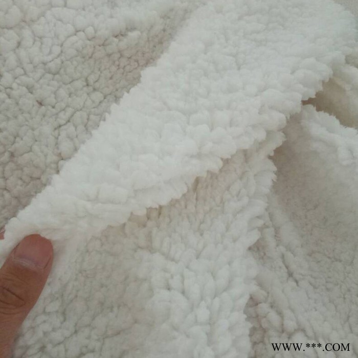 高质量经编染色pv绒拧花 pv绒磨圈 pv绒小拧花面料 工厂直销长毛绒布料图5