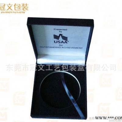 精美深蓝色尼龙毛绒布徽章盒，特价徽章盒