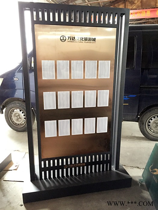 酒店发光导视牌标识标牌定做楼层指示立牌户外广告牌停车场导向牌图3