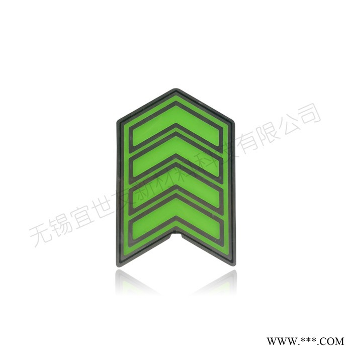 无锡宜世友 自发光地铁地面夜光疏散指示牌 蓄发光非荧光踏步楼梯不锈钢导向牌图4