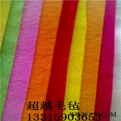 供应彩色无纺布 针刺毡 昌盛彩色毛毡包 涤纶无纺布 针刺毡 壁画 杯垫 激光花 羊毛毡图1