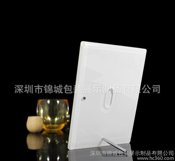 定制 A5台牌透明亚克力 强磁台签牌台卡/桌牌/展示牌图3