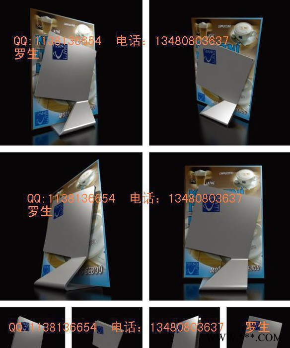 [酷性十足]银灰色亚加力桌牌，亚克力台卡，酒水牌，杰盛11图2
