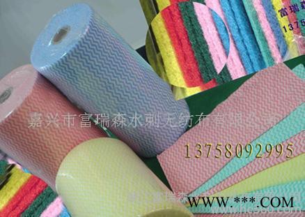 无纺布抹布生产厂家 各种印花清洁用品 擦布 清洁抹布 人革基布 水刺无纺布图2
