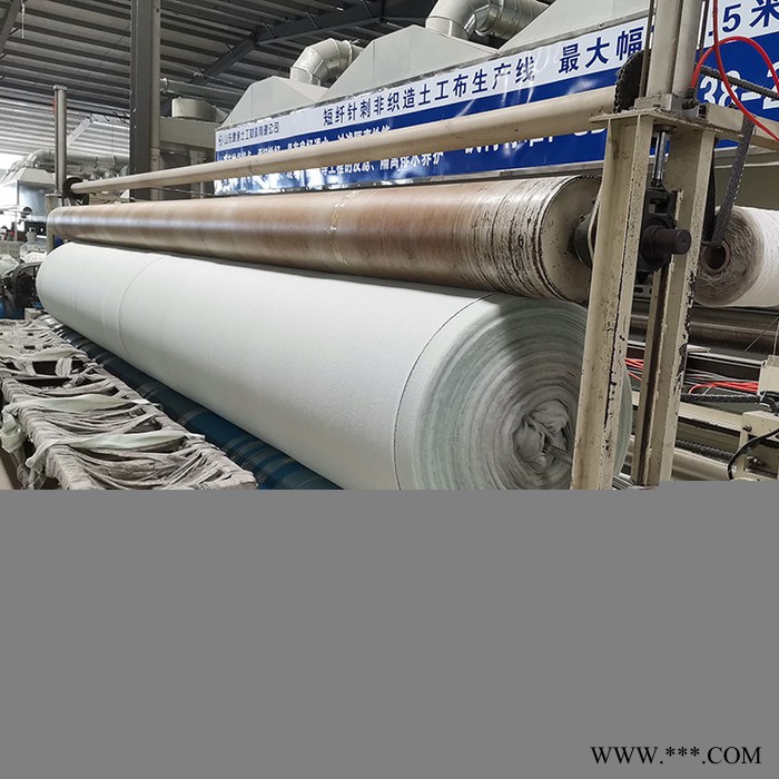 洪湖长丝土工布 技术强力指标聚酯无纺布 厂家图1