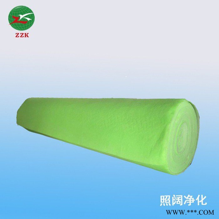 【照阔ZZK】厂家直供批发无纺布绿白棉 ，中效无纺布，中效过滤棉 可定制图1