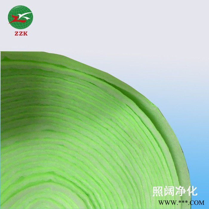 【照阔ZZK】厂家直供批发无纺布绿白棉 ，中效无纺布，中效过滤棉 可定制图4