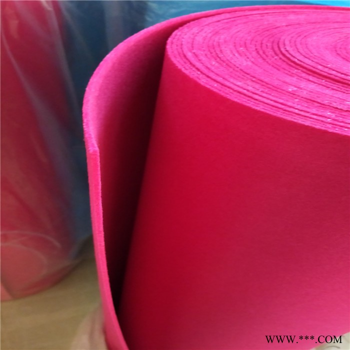 供应针刺无纺布 针刺毡 彩色无纺布 毛毡包 婚庆用品 喜庆用品 隔音消音装饰板图2