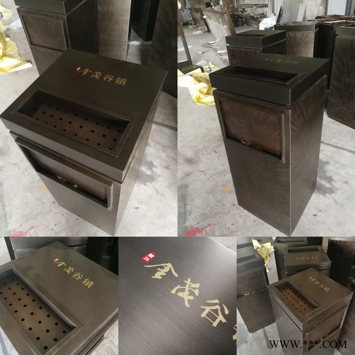晶钰标识 户外精神堡垒导视牌定制不锈钢仿古铜立牌地产售楼处楼盘指示牌导向牌广告牌图2