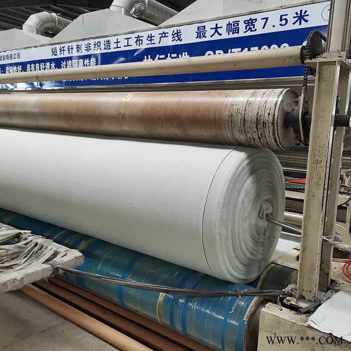 废渣场长丝土工布，垃圾填埋场长丝无纺布，堤坝护坡专用土工布图3