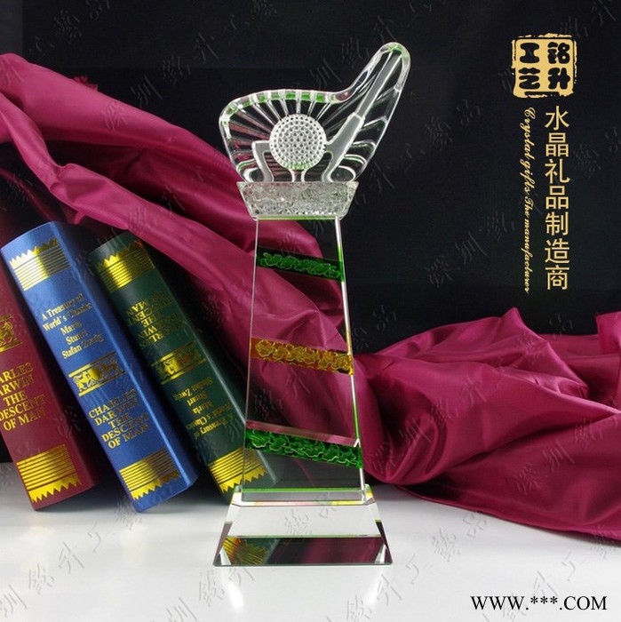 铭升工艺 300MM高 水晶五星奖杯 常规奖杯批发 现货奖杯供应 交货及时图2