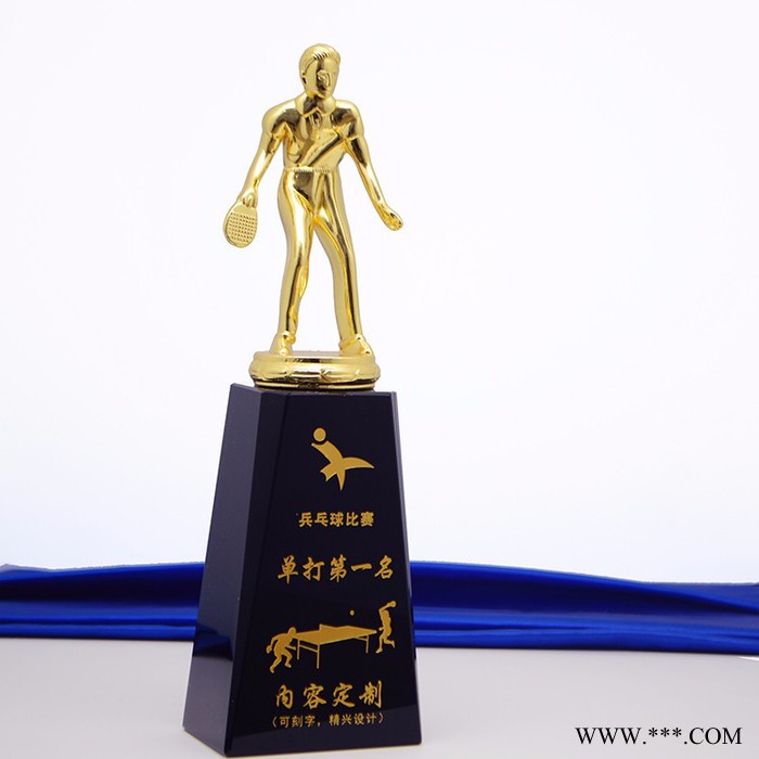 广州现货水晶奖杯 大气奖杯 创意奖杯批发 体育比赛奖杯  免费雕字图3