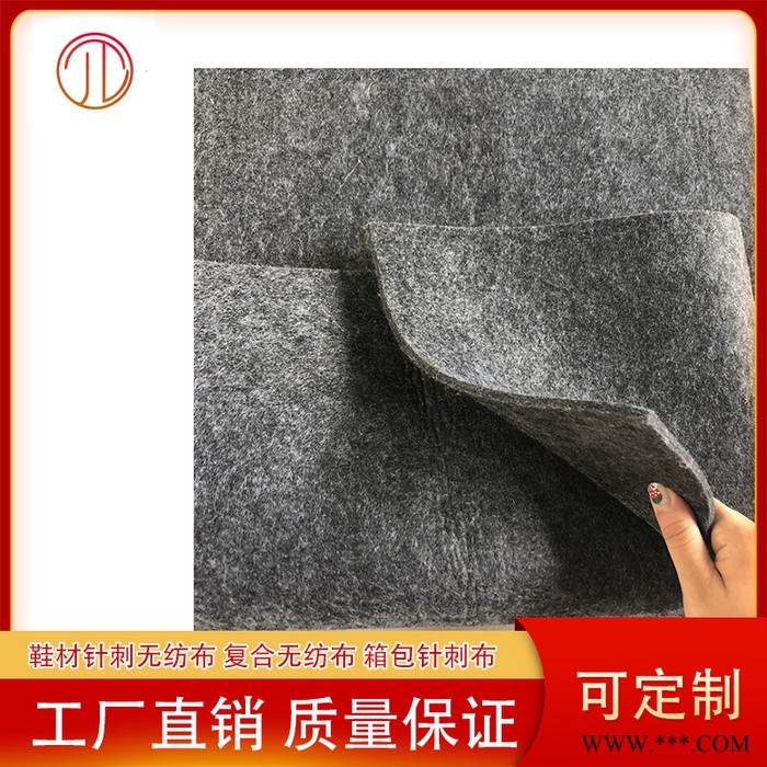 厂家销售 烟灰色深灰色浅灰针刺无纺布卷材 灰色毛毡包用布图4