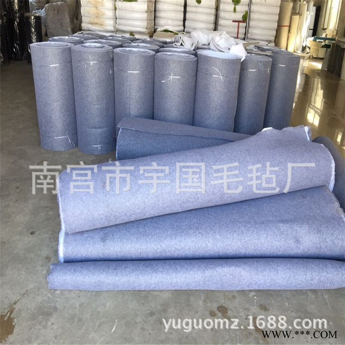 直销 彩色化纤毛毡布 新型环保材料针刺无纺布 可按需定制图2