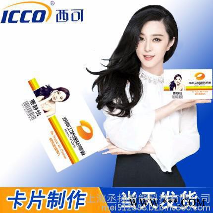 丞卡通002 PVC人像卡IDIC卡工作证员工证厂牌胸牌专业定制图3