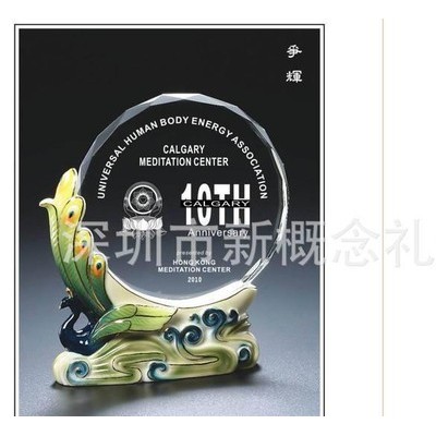 深圳工厂直销水晶奖杯，合金奖杯
