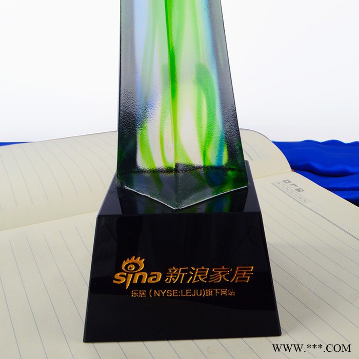广州琉璃奖杯厂家 特色奖杯订制 琉璃奖杯图片 高端琉璃奖杯价格 企业年会奖杯批发图5